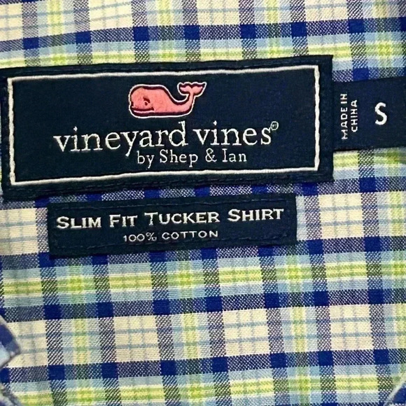 Vineyard Vines Men’s Small Slim Fit Tucker Shirt - Picture 5 of 8